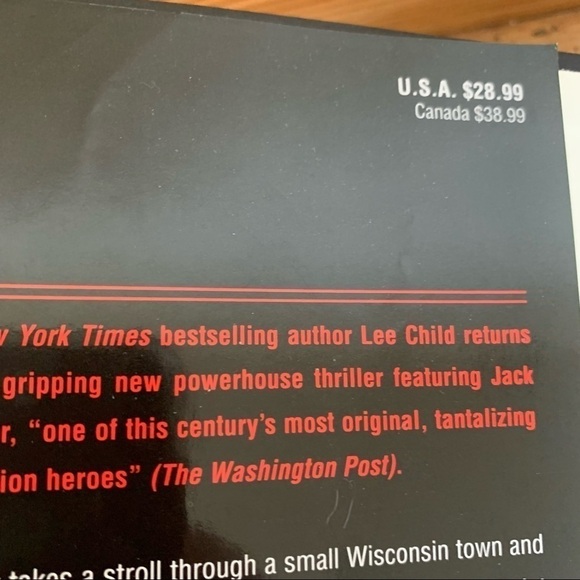 Set of three Lee Child hard cover books - Picture 4 of 9